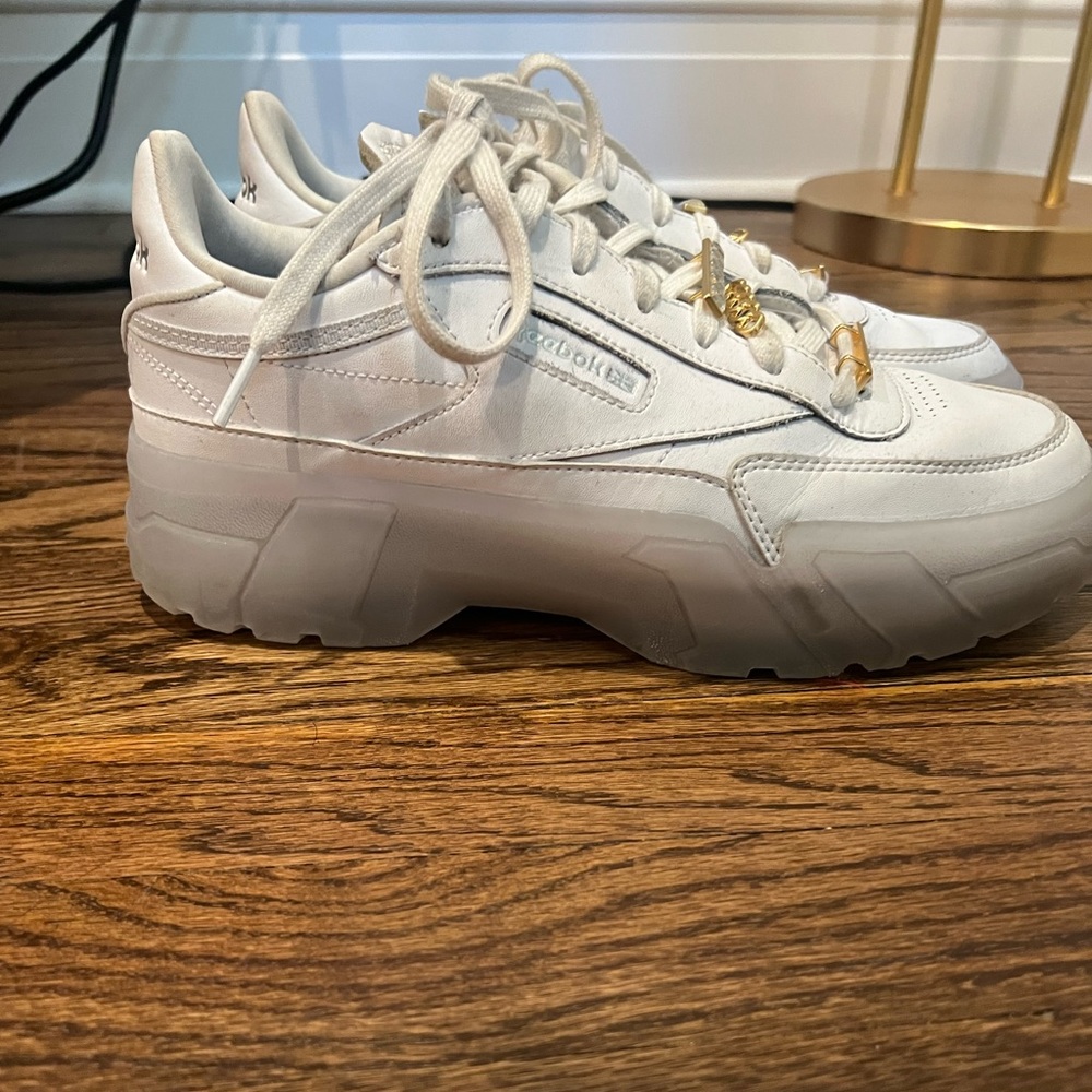 Cardi B White Reebok Sneakers
